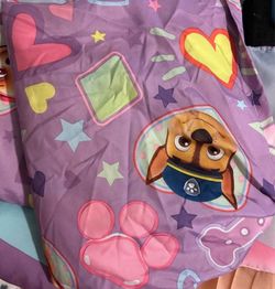 Toddler paw patrol comforter