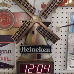 Vintage Heineken Clock