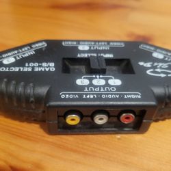 RCA 3 PORT AV SELECTOR BOX SWITCH 