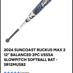 Suncoast Softball Bat
