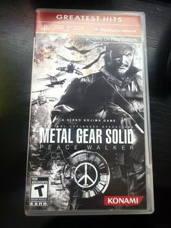 Metal gear solid peace, walker psp
