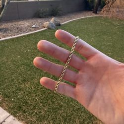 10K Solid Gold rope bracelet