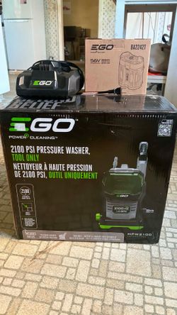 Ego pressure washer battery and charger