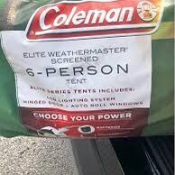  Coleman Elite Weathermaster 6 Person Tent  