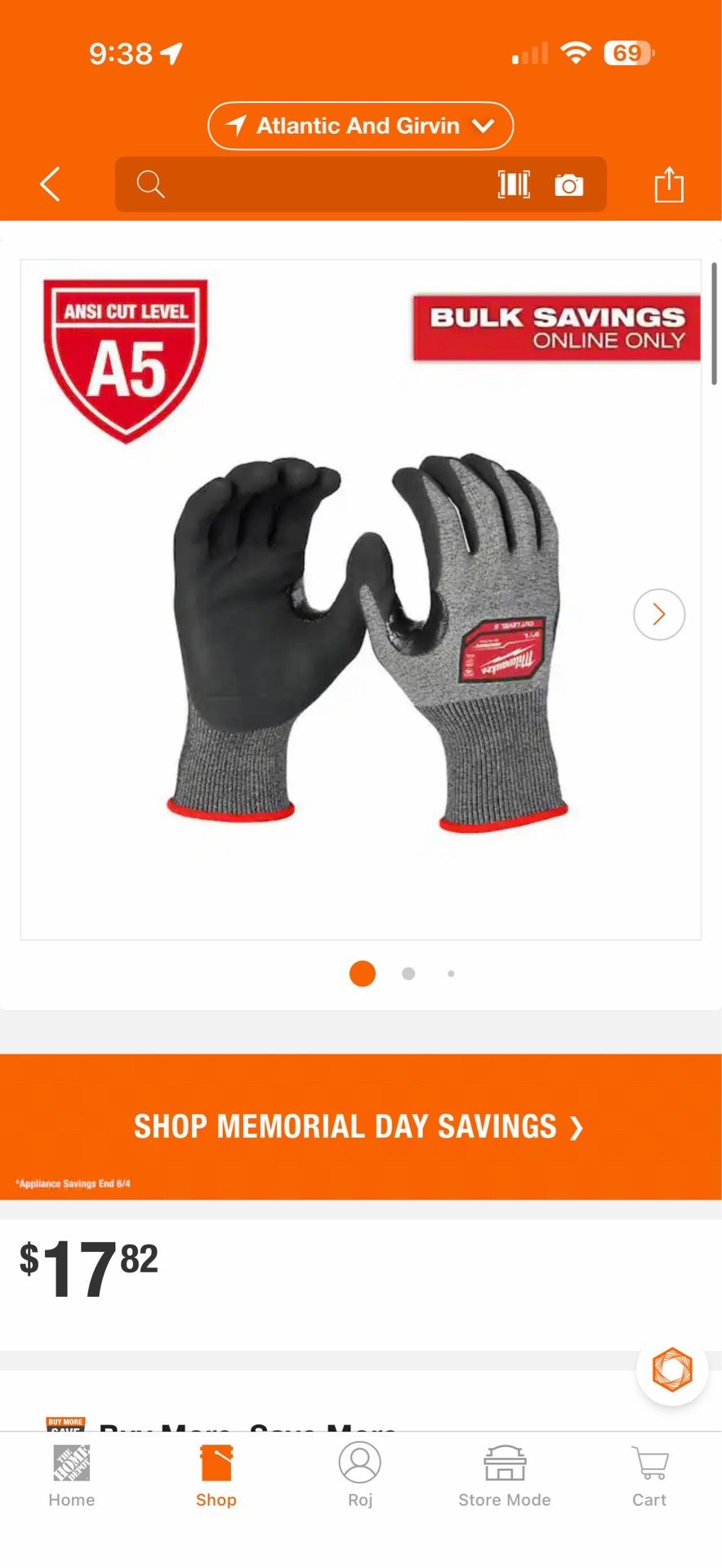 ๐ฅ Milwaukee Level 5 Cut Resistant Work Gloves ๐ฅ