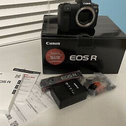 Canon EOS R 30.3MP Digital Camera - Black (Body Only)