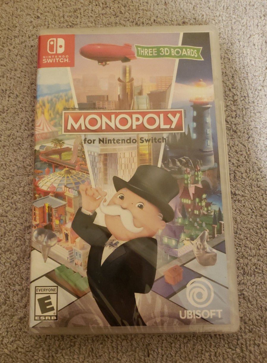 Monopoly for Nintendo Switch (Nintendo Switch, 2017) NEW SEALED