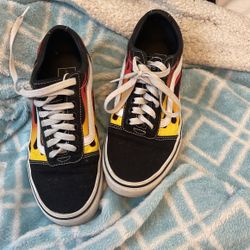 Fire flame vans