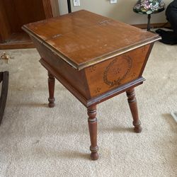 Old Antique End Table 