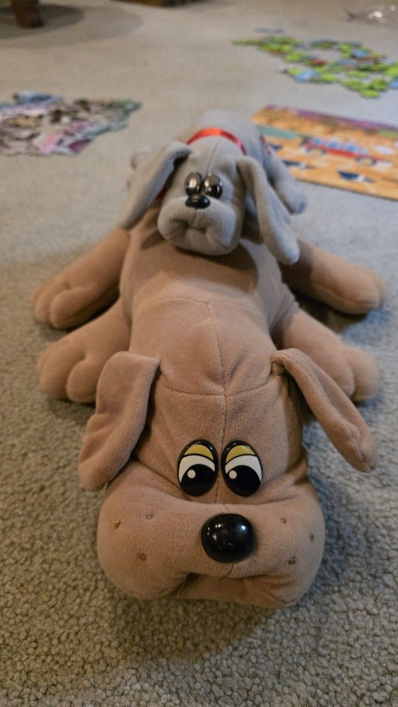 Collectible Pound Puppy Stuffed Animals Circa 1985