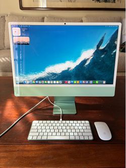 2024 iMac 256GB 24” Retina Display (Green) (Almost NEVER Used)