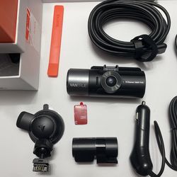 Vantrue N4 3 Channel 4K Dash Cam, 4K+1080P Front and Rear, Multiple Cameras, Car Cameras