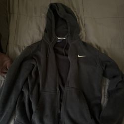 Black Nike  Zip Up