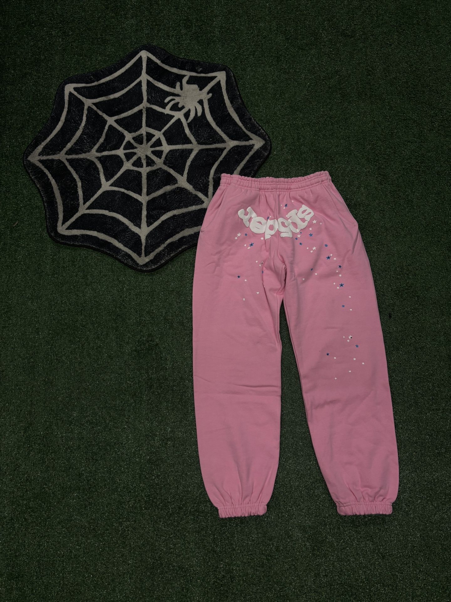 Sp5der OG Web Pink Sweatpants ‘Pink’