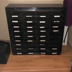 Sturdy Black Metal Shelves 