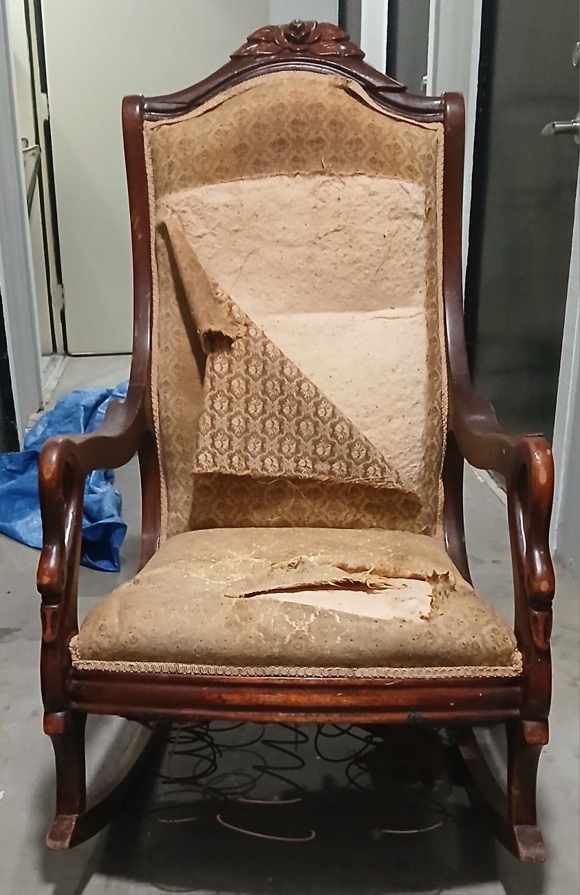 Goose Arm Rocking Chair From The 1800.