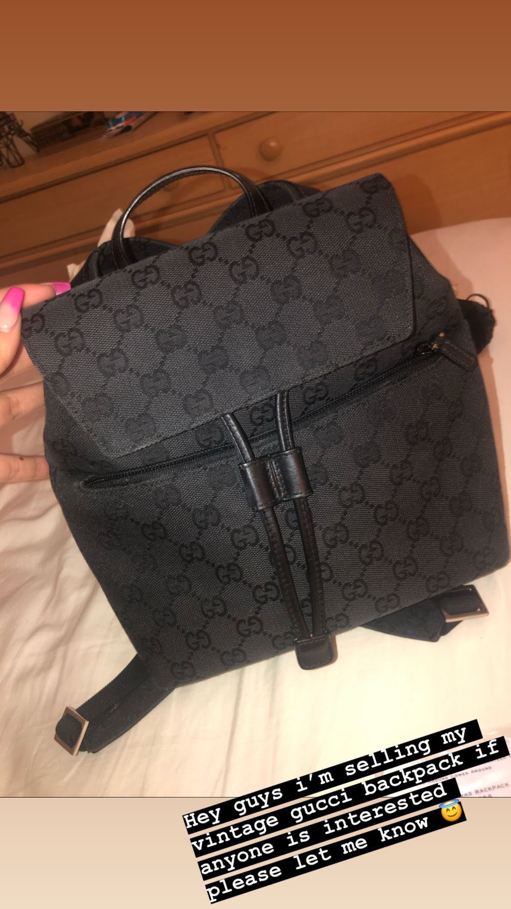 Gucci vintage backpack