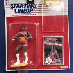 1990 Starting Lineup Michael Jordan W 1 Card