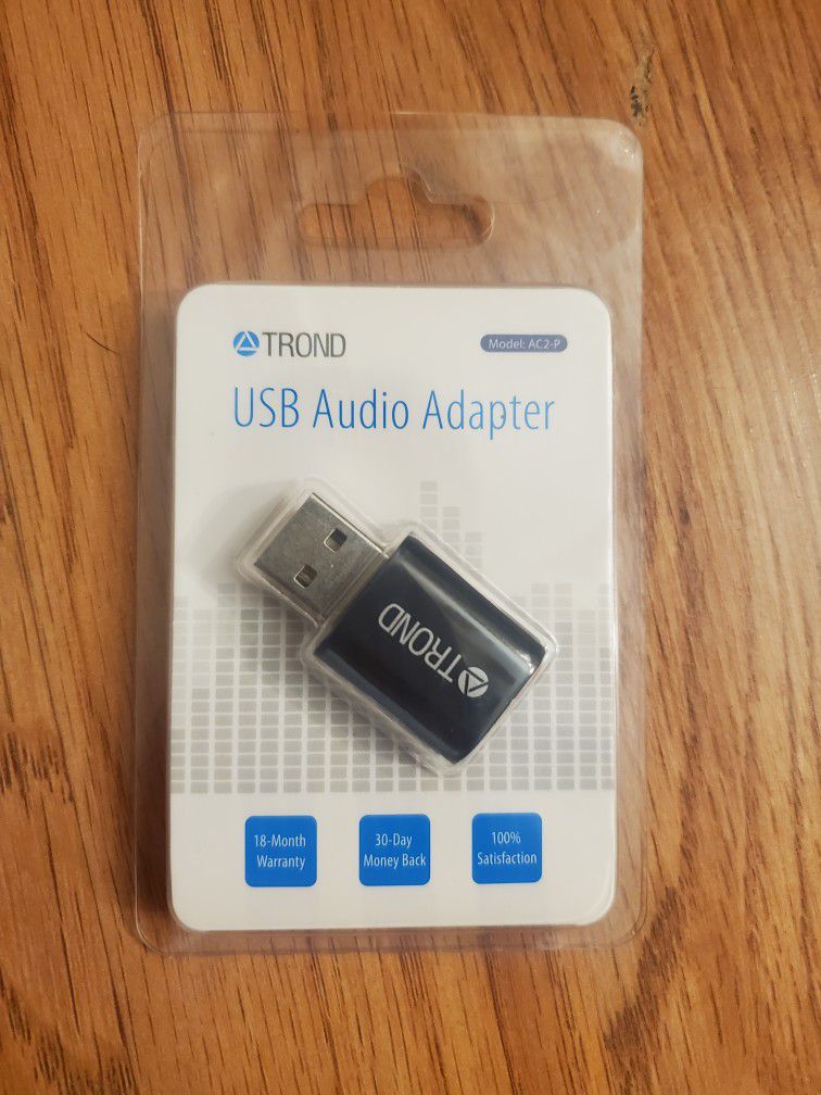 Trond USB Audio Adapter 3.5mm 