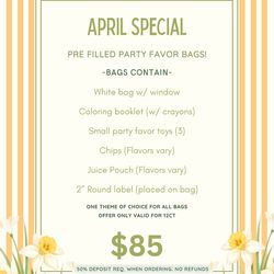 Pre-Filled goodie bags