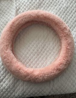Pink Car Steering Wheel Cover