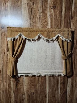 1980 Park Model velvet/velour curtains
