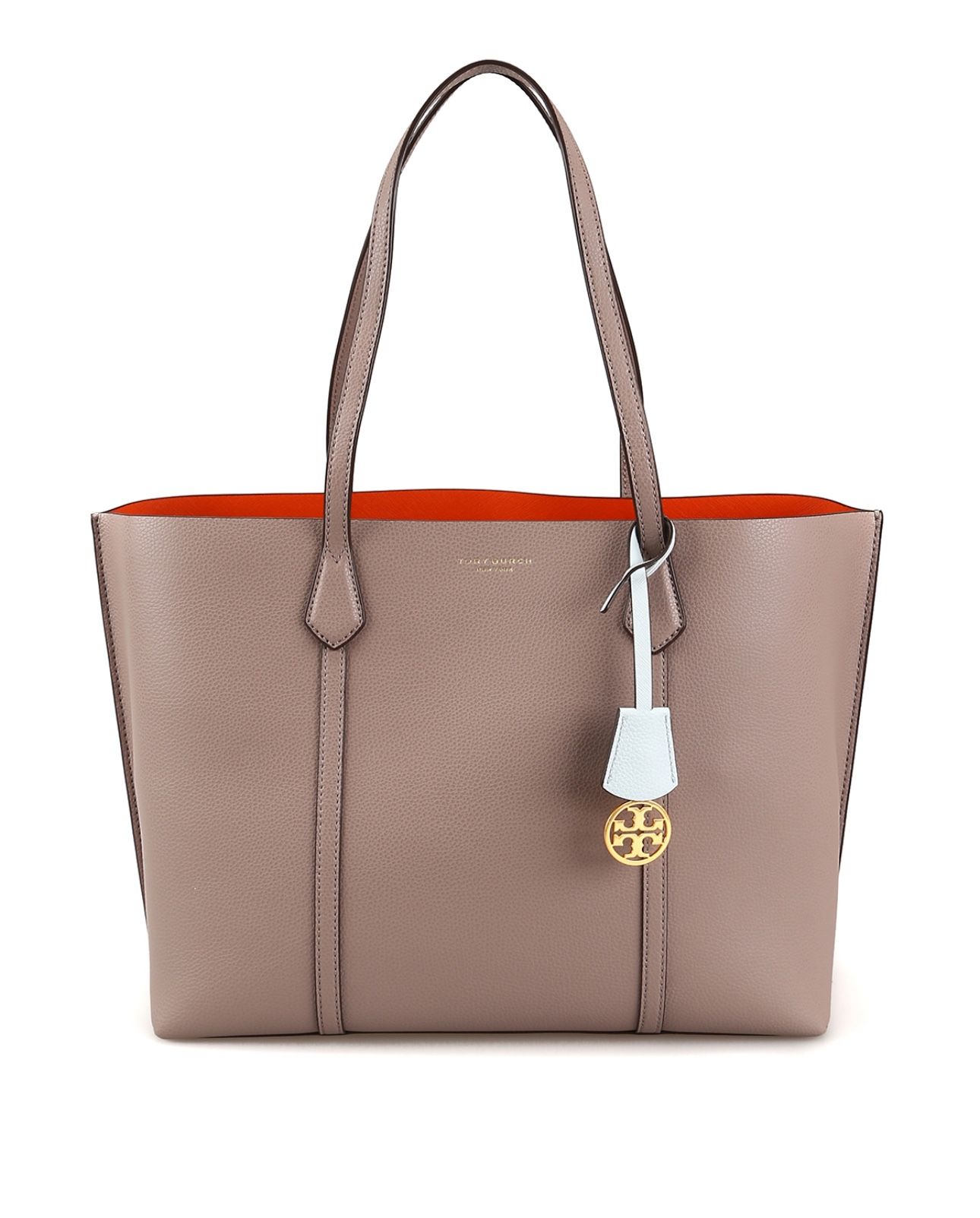 TORY BURCH Perry Triple Compartment grained leather bag