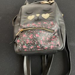 Mini Cat Faux Leather Backpack $20 OBO 