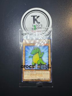 Konami Yu-Gi-Oh TCG Crocodile Promo Card YuGiOh Crocs English *IN HAND*