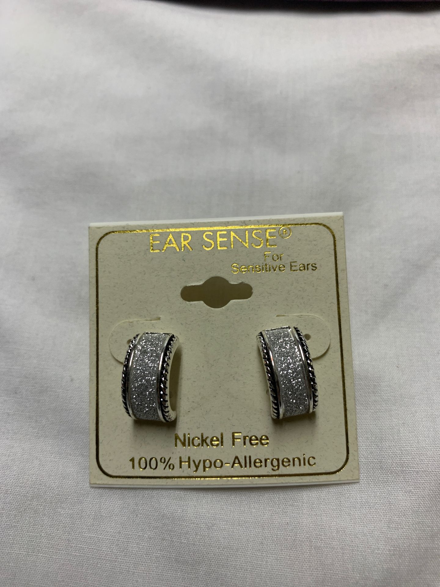 Brand new earring paid 15 for sensitive ears