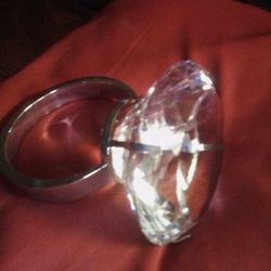 HUGE (prop) DIAMOND RING..
