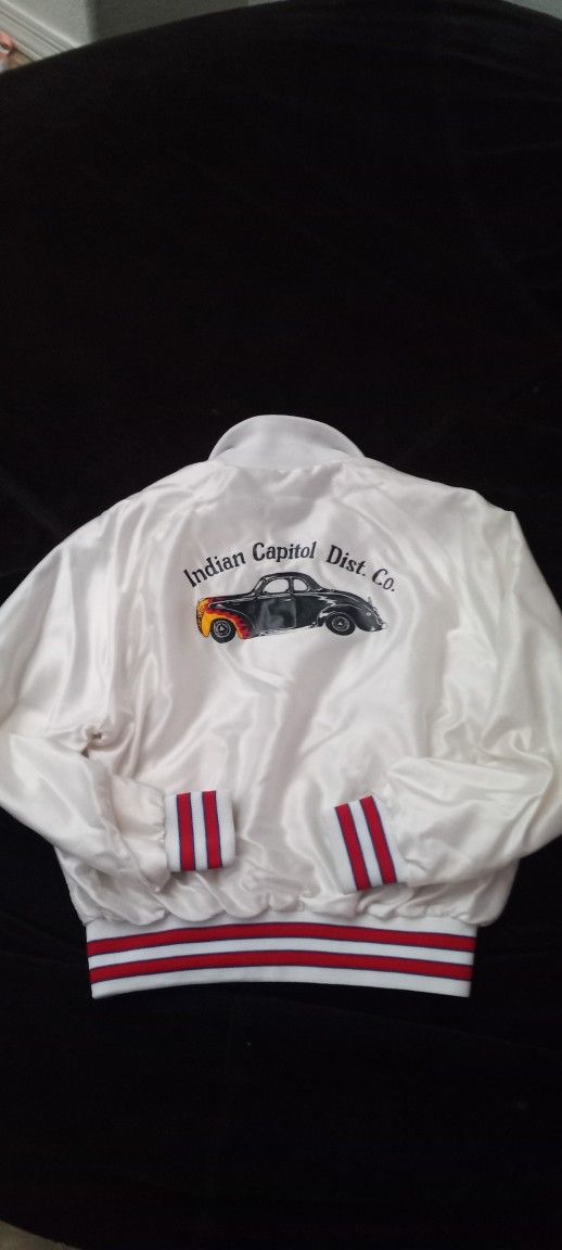 Vintage 1990s Aristo Jac By Hilton Indian Capital Distributing Company Jacket Size Medium Made In The USA