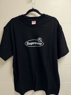 Supreme Black Graphic T-Shirt Size Large