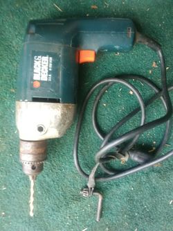 Black and Decker corded drill