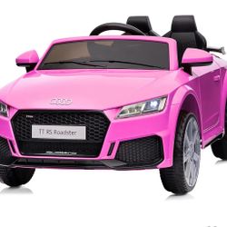 Licensed Audi 6V Kids Ride on Toy Car for Toddlers - Pink
