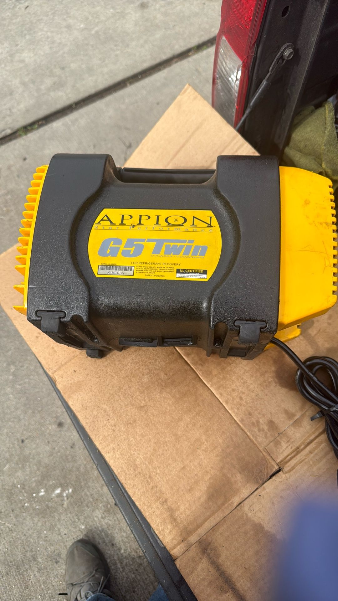 Opción Start Performance G5 Twin Twin Cylinder Condenser. Recovery Machine.