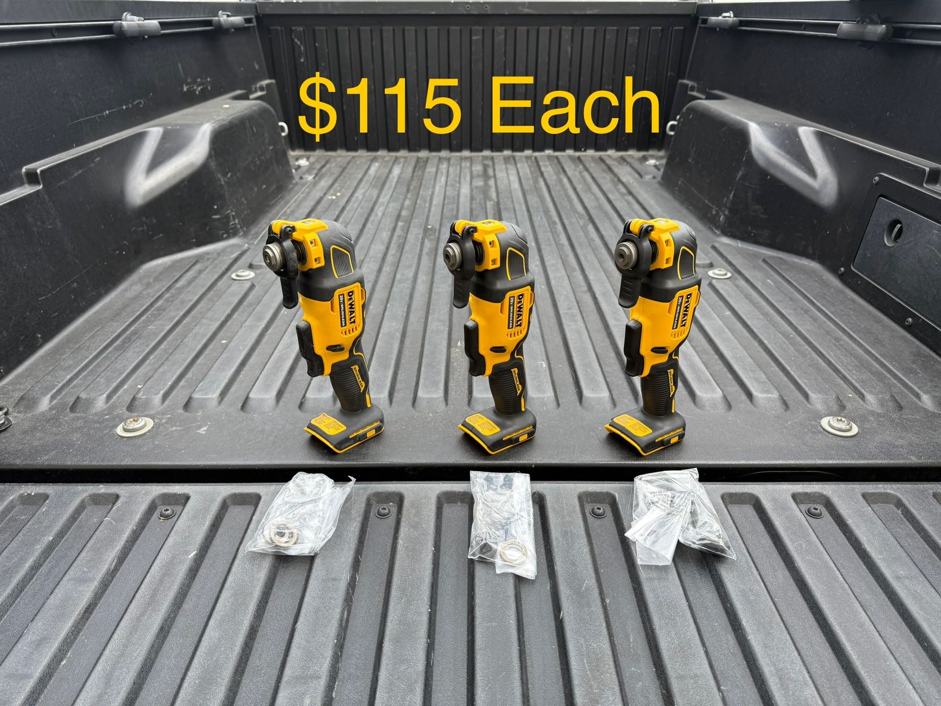 DEWALT ATOMIC 20V MAX Cordless Brushless Oscillating Multi Tool (Tool Only) **$115 Each**