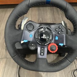 Logitech G29 Racing Wheel + Pedals ( PlayStation /PC) – Like New