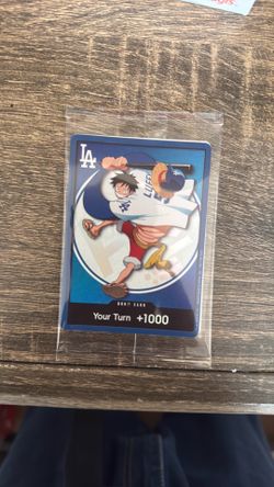 Luffy dodger promo card ONE PIECE