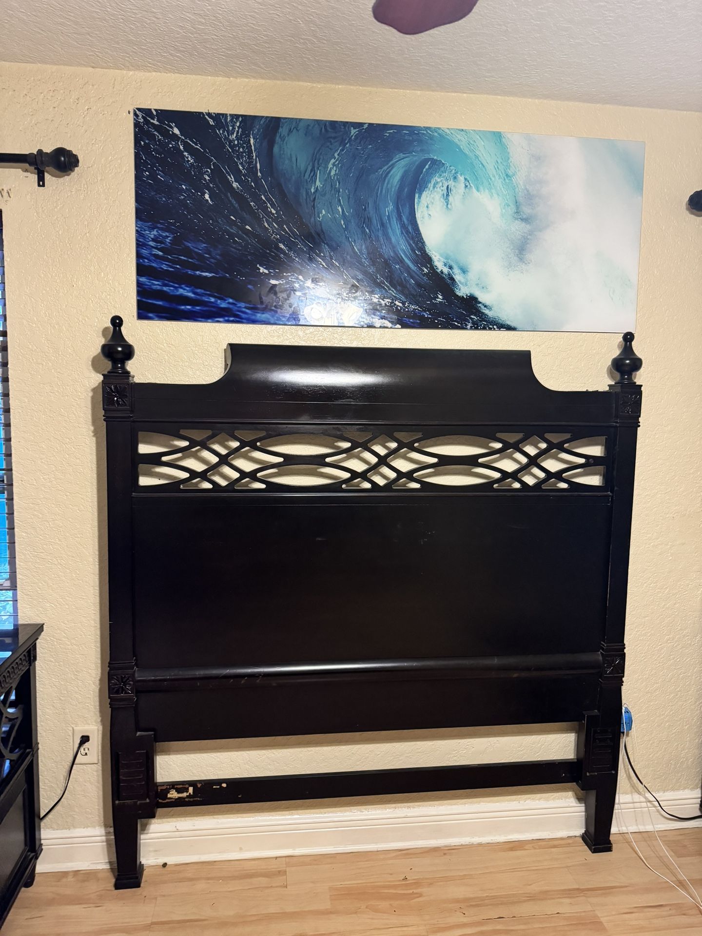 Full Headboard, Night Stands, Mirror With Dresser, Desk, Tv Stand.