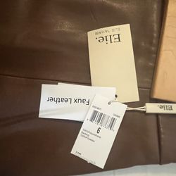 Brand New faux Leather Skirt 