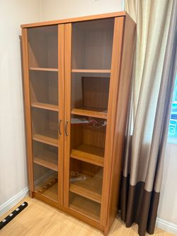 Plummers Wooden Tall Cabinet Storage