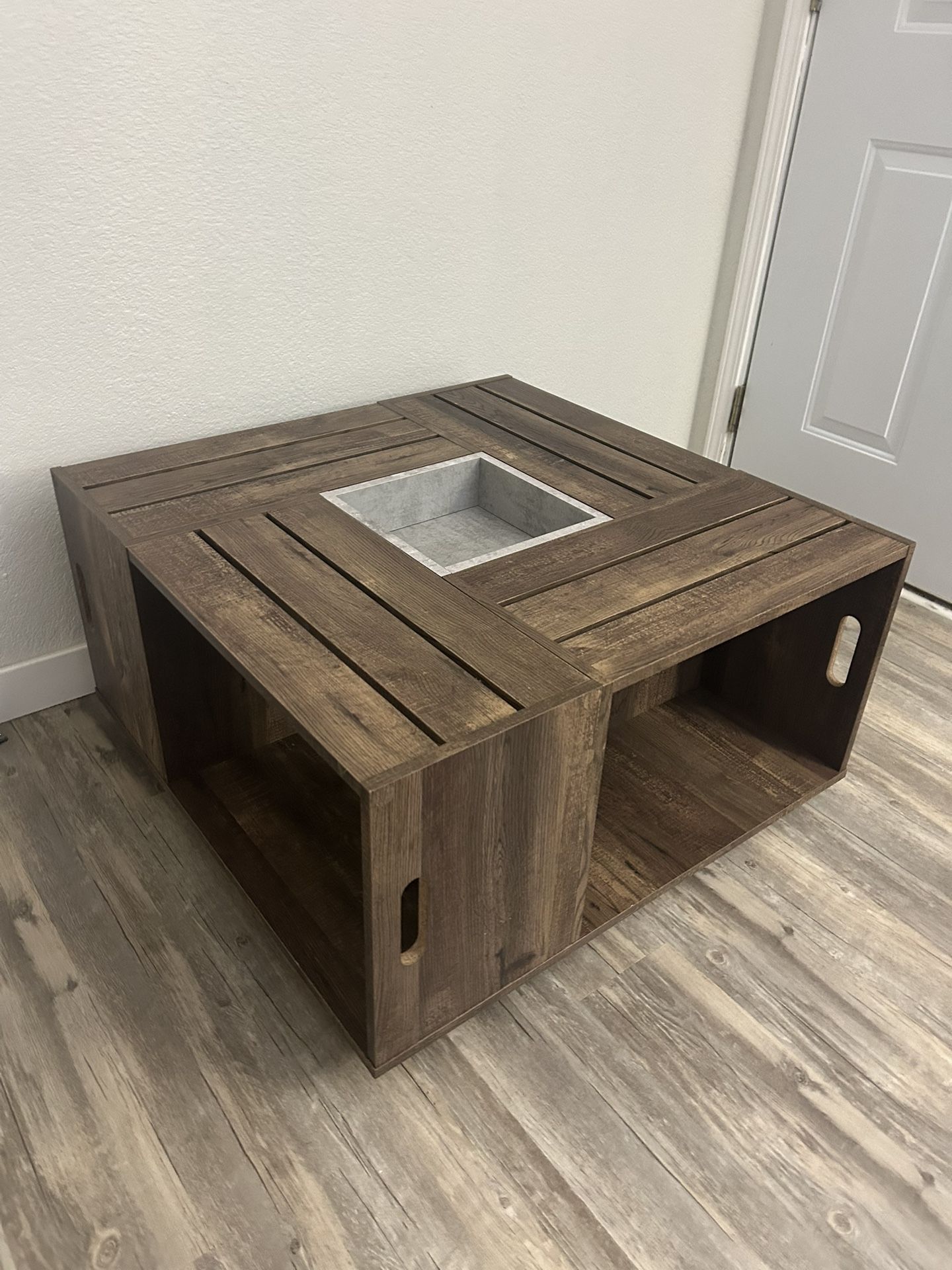 Rustic Square Coffee Table