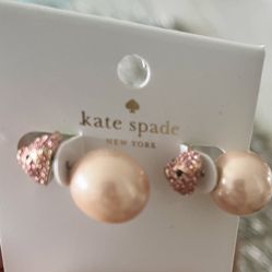 Kate Spade Pink Pig Post Earrings 
