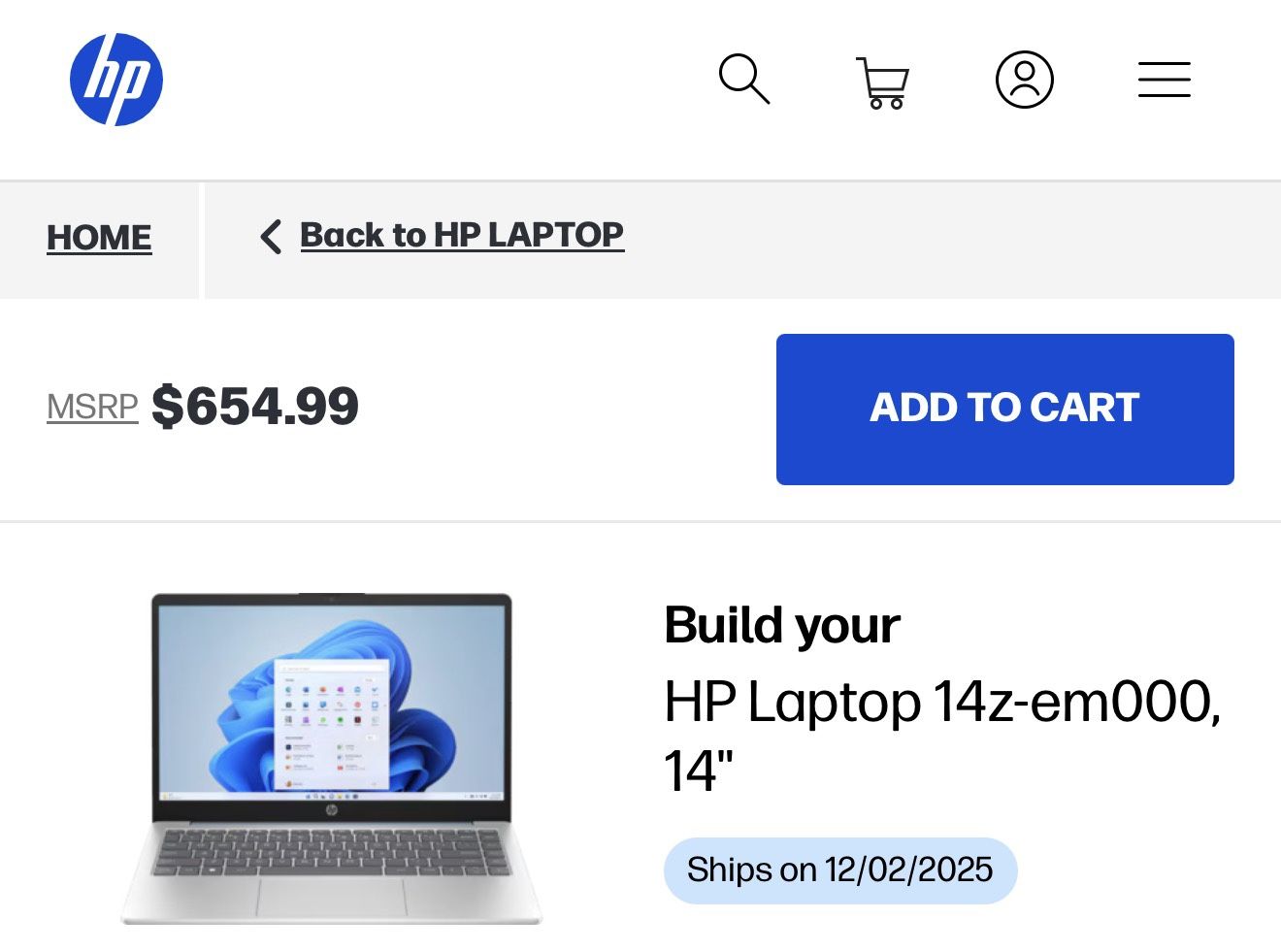 Hp 14 Laptop Brand New