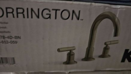 Kohler Torrington 8" Widespread Bathroom Faucet In Brushed Nickel