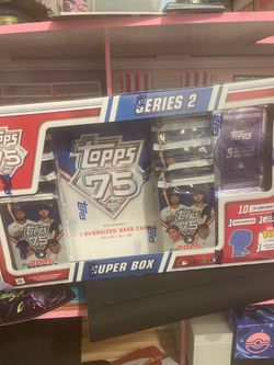 Topps 75 series 2 super box baseball