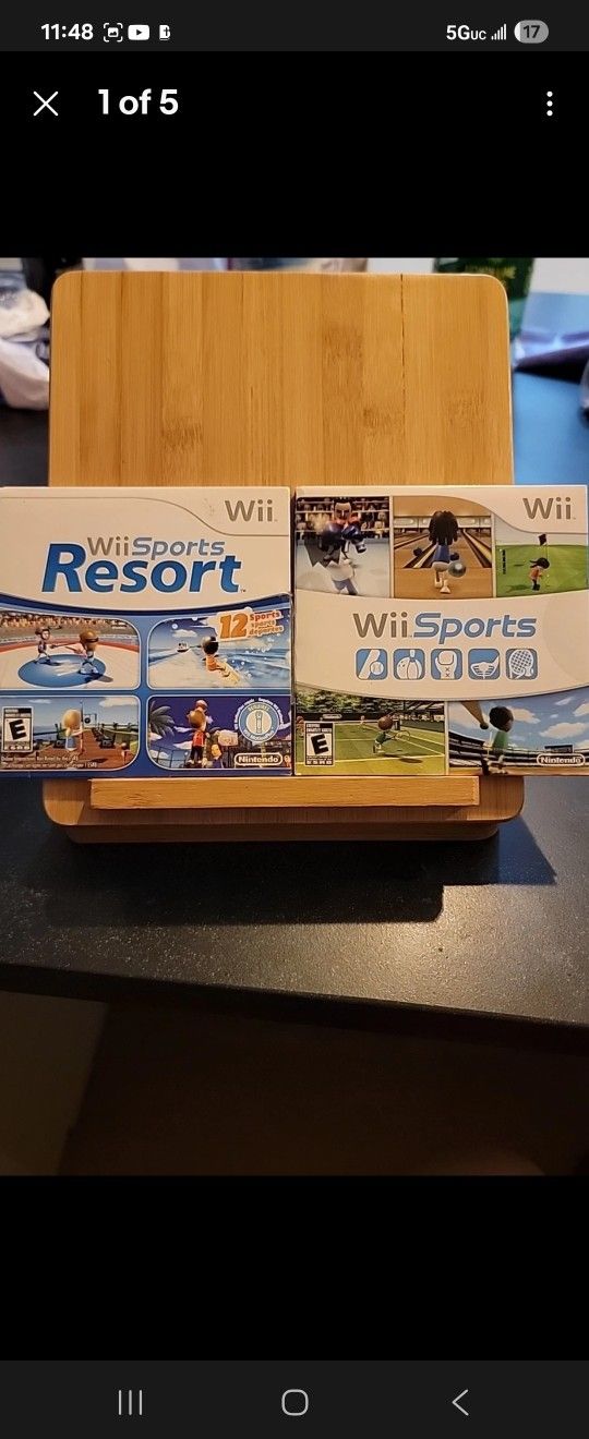 2 Nintendo Wii Games
Wii sports
And
Wii sports resort
Both Excellent Condition.