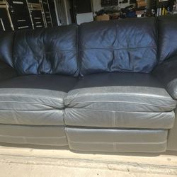 Reclining Leather Couch