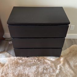 Black IKEA Dresser - Good Condition 